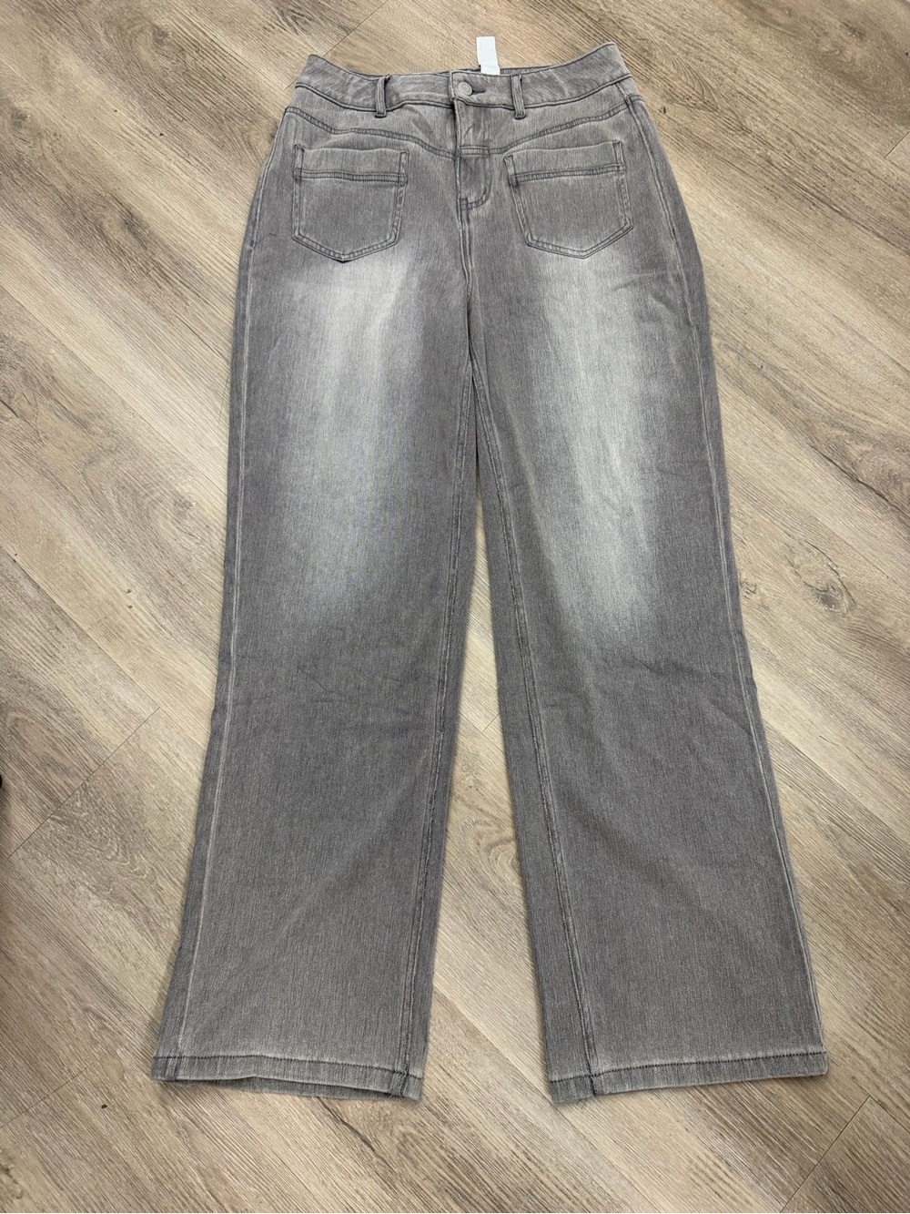 Halara Gray Straight Leg Denim Jeans Women’s Size S 016